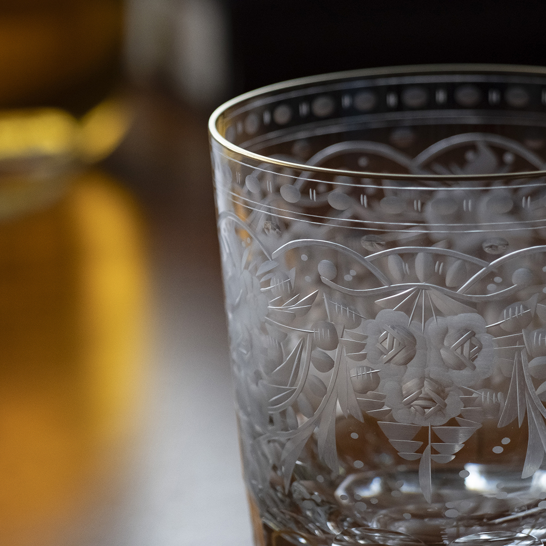 品質保証安い【美品】モーゼル　オールドファッション　グラス3個 コップ・グラス・酒器