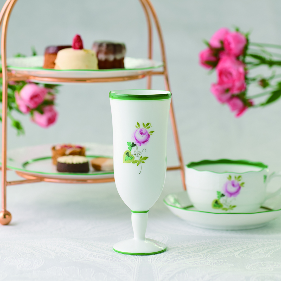 新品ヘレンド　Vieille Rose D'Habsbourg ヘレンド HEREND カップ&ソーサー ウィーンの薔薇 VIEILLE ROSE D